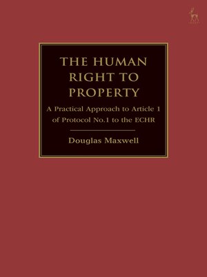 cover image of The Human Right to Property